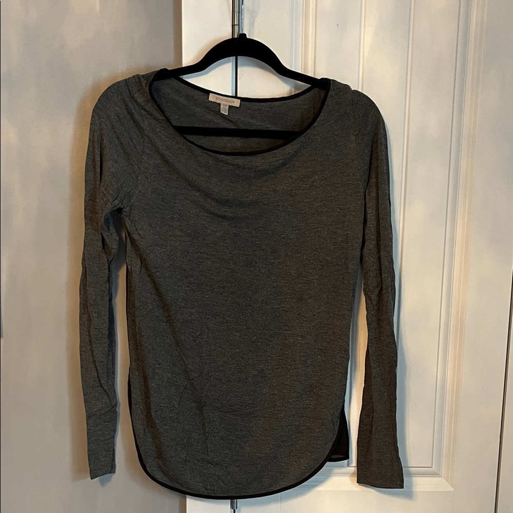 Anthropologie Bordeaux long sleeve